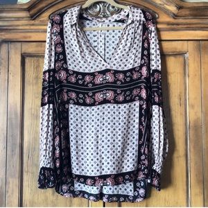 Free People Changing Times Floral Tunic Medium